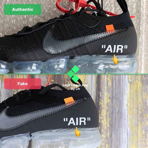 nike off white vapormax black 2018 real vs fake - Nike VaporMax 10 Off.